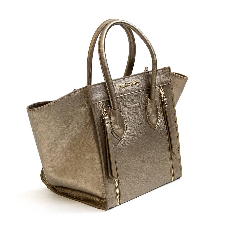 Laura Di Maggio ALIA – Borsa A Trapezio In Pelle Saffiano Bronzo