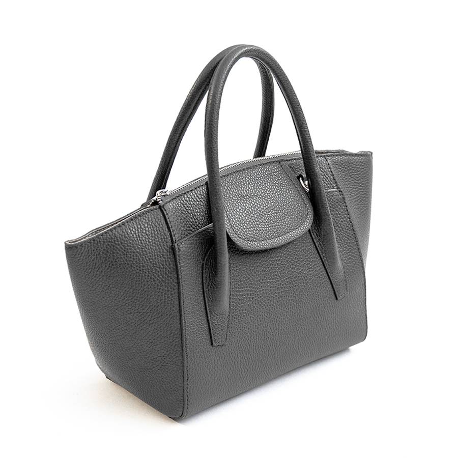 Laura Di Maggio AMELIE – Bauletto In Pelle Dollaro Grigio