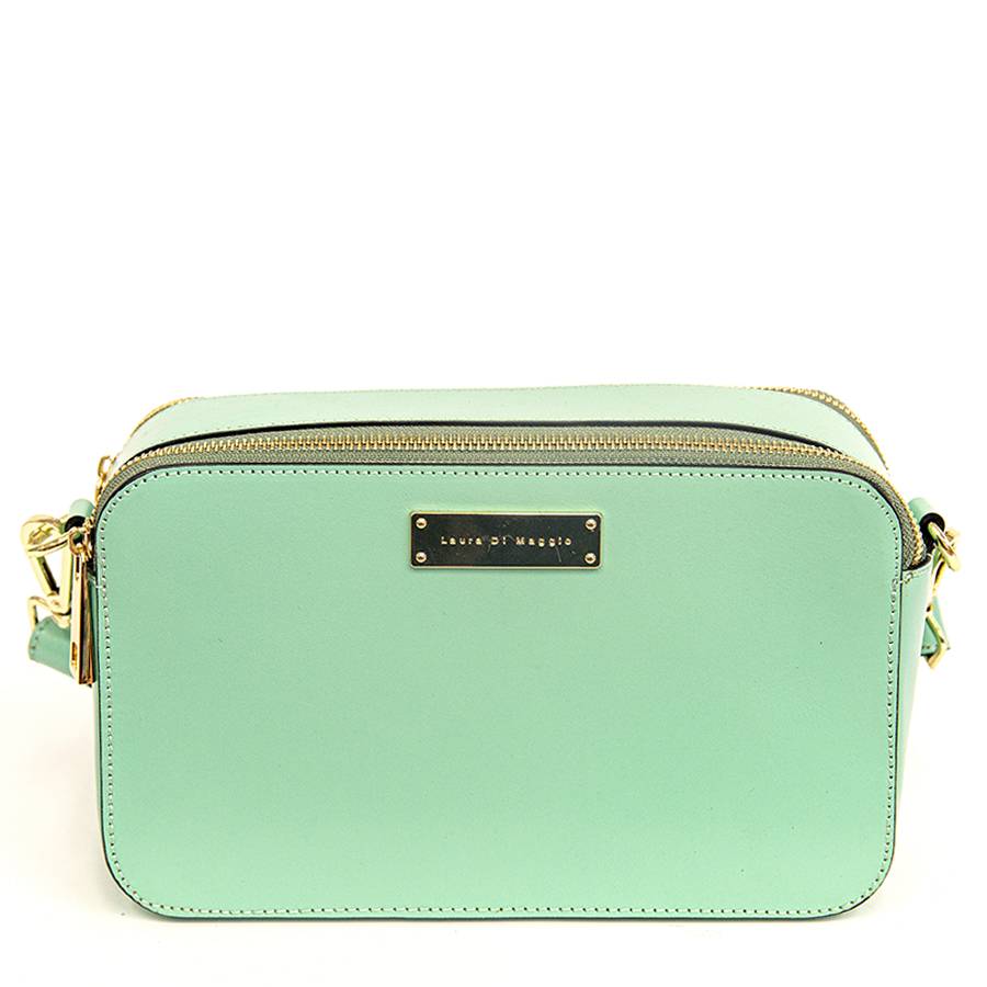 Laura Di Maggio ANDY – Borsa saponetta in pelle turchese