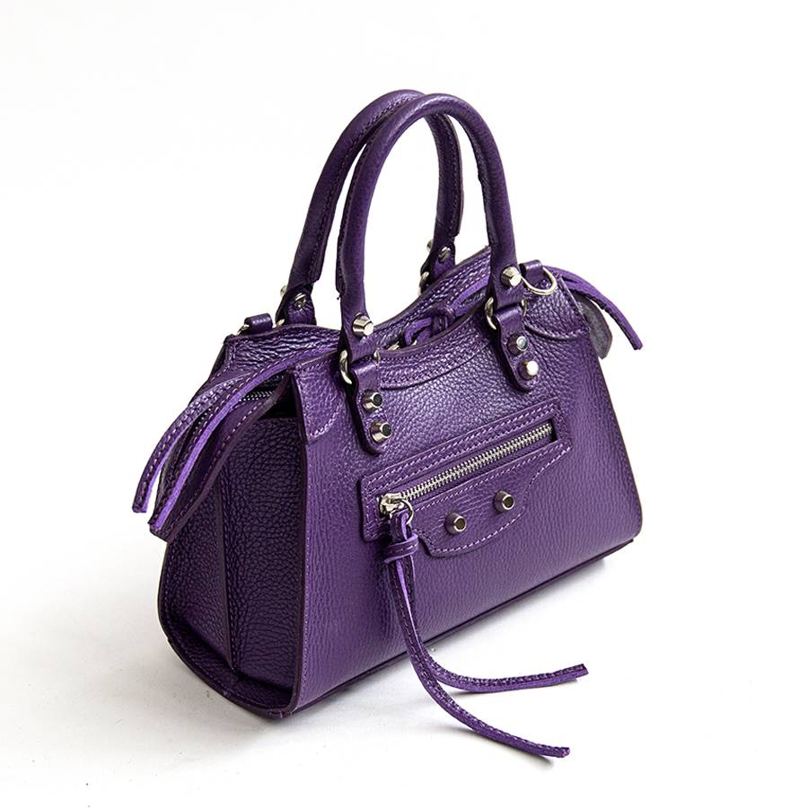 Laura Di Maggio BARCELLONA SMALL – Bauletto In Pelle Viola
