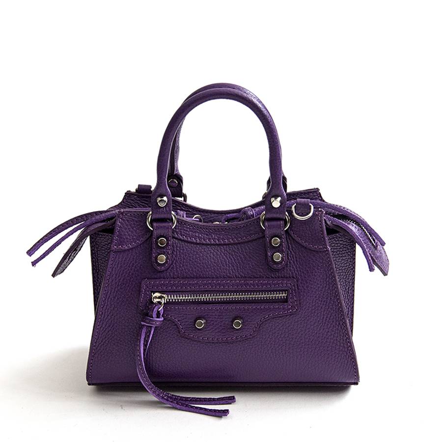 Laura Di Maggio BARCELLONA SMALL – bauletto in pelle viola