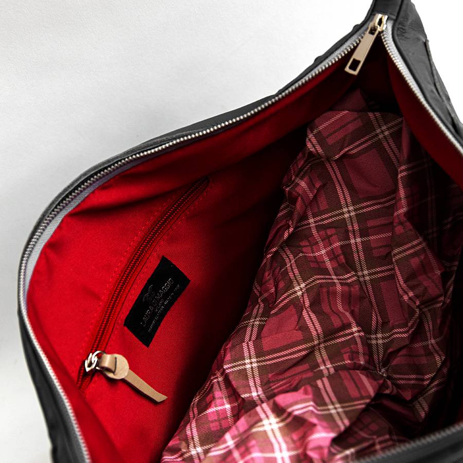 Laura Di Maggio BIKER – Borsa In Pelle Soft Stampa Chiodo Nero