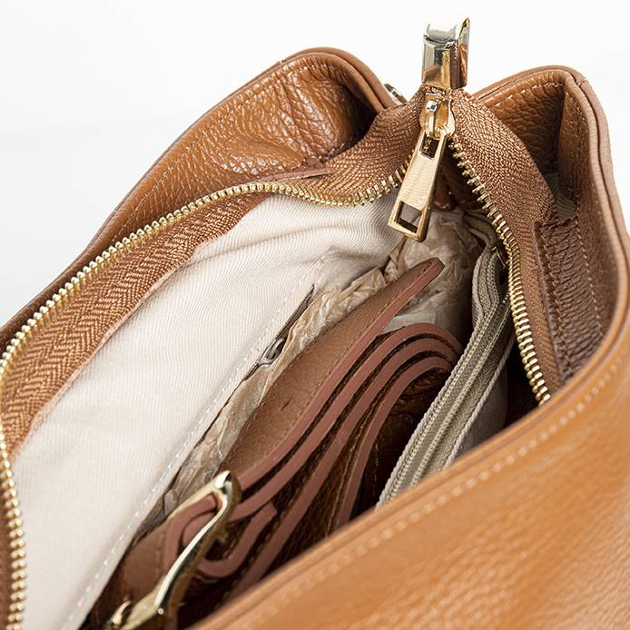 Laura Di Maggio BROOKE – Postina In Pelle Dollaro Cuoio