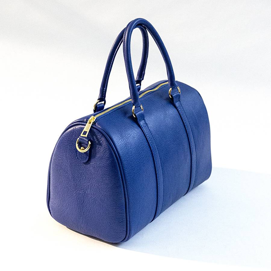Laura Di Maggio BUBBLE – Bauletto In Pelle Dollaro Blu