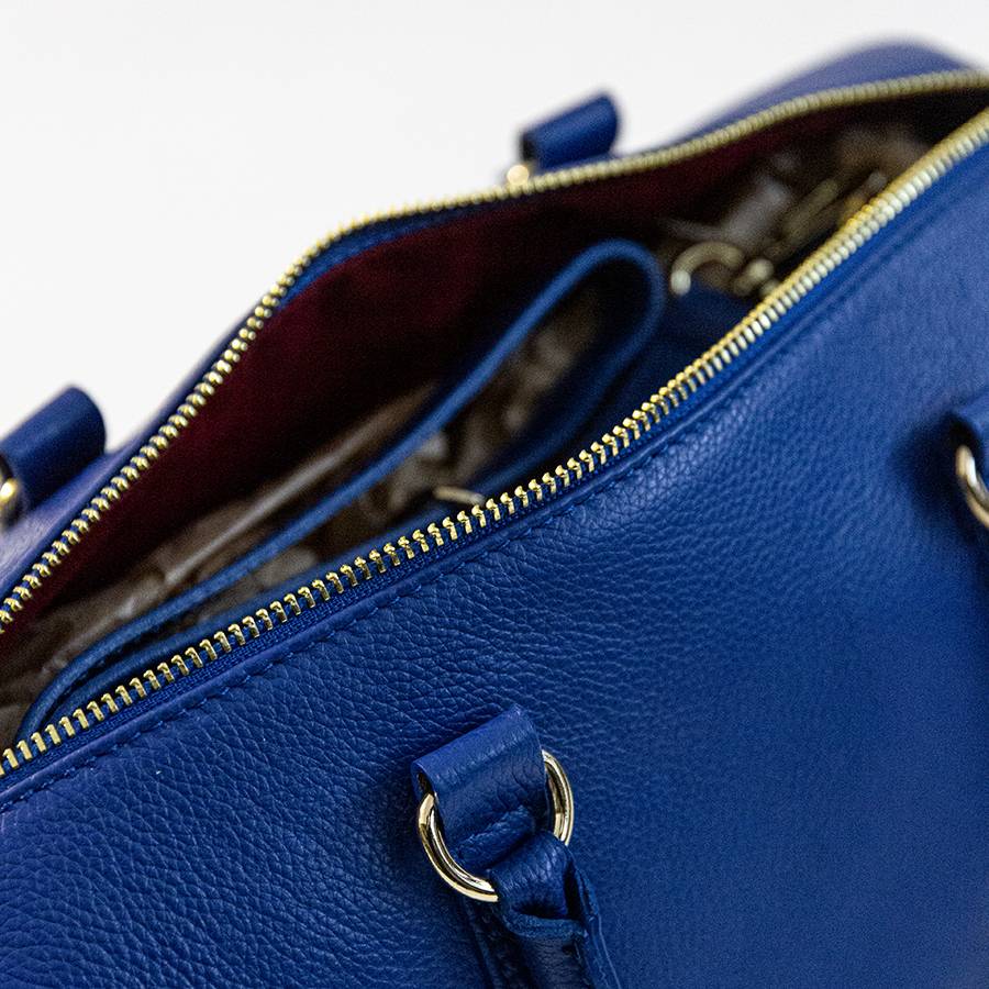 Laura Di Maggio BUBBLE – Bauletto In Pelle Dollaro Blu