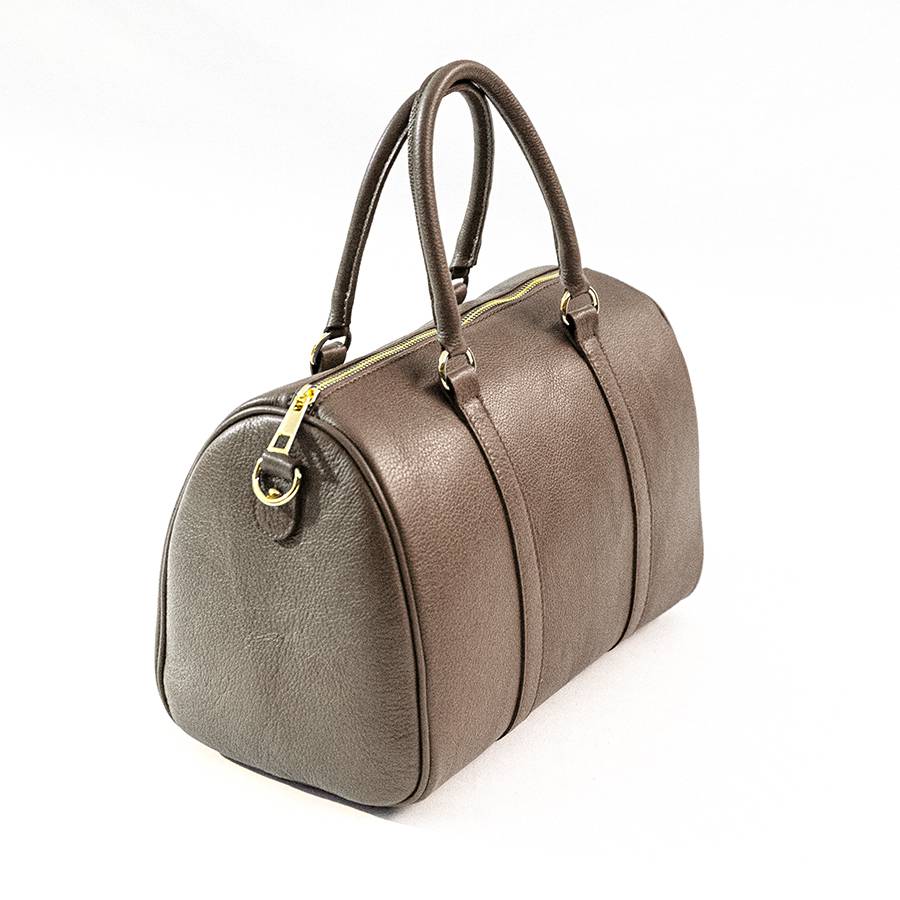 Laura Di Maggio BUBBLE – Bauletto In Pelle Dollaro Taupe