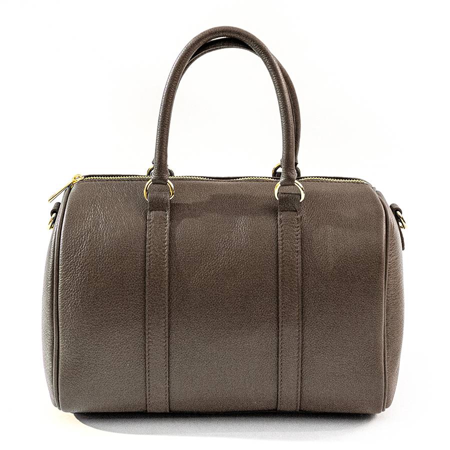 Laura Di Maggio BUBBLE – Bauletto in pelle dollaro taupe