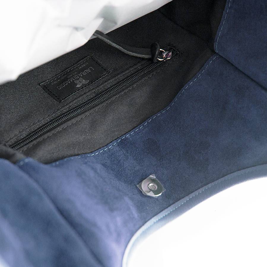 Laura Di Maggio CLEA – Sacca In Camoscio E Pelle Avio