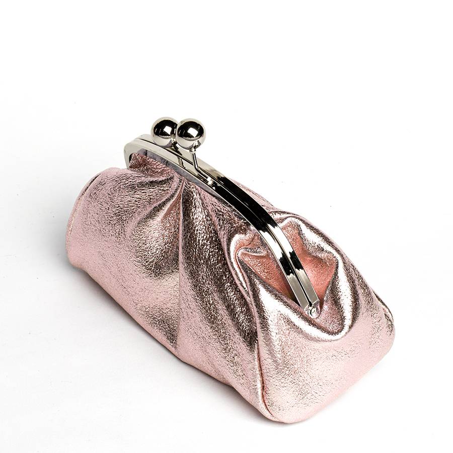 Laura Di Maggio CLUTCH – Borsetta In Pelle Laminata Cipria