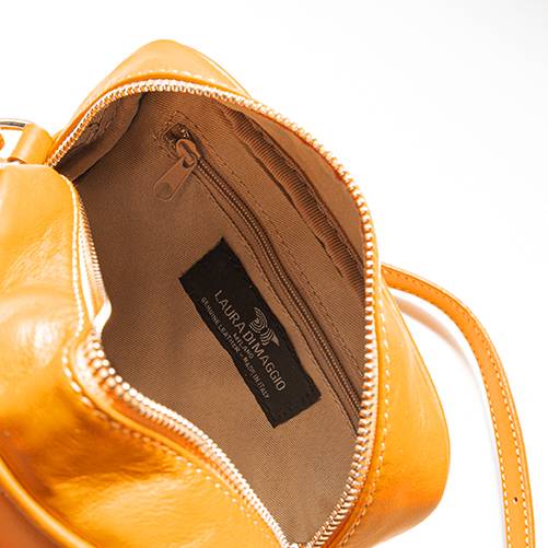 Laura Di Maggio COCCA – Borsa Da Sera In Pelle Soft Trapuntato – Arancione