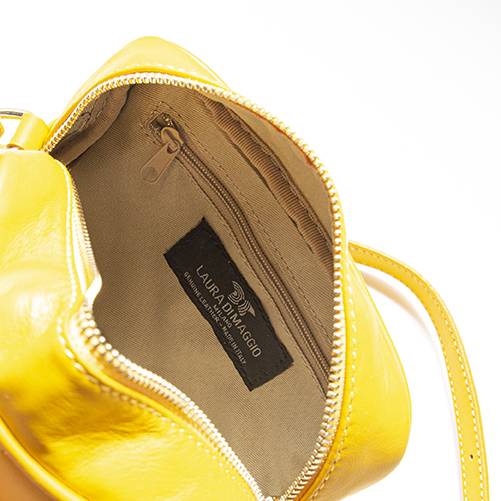 Laura Di Maggio COCCA – Borsa Da Sera In Pelle Soft Trapuntato – Senape