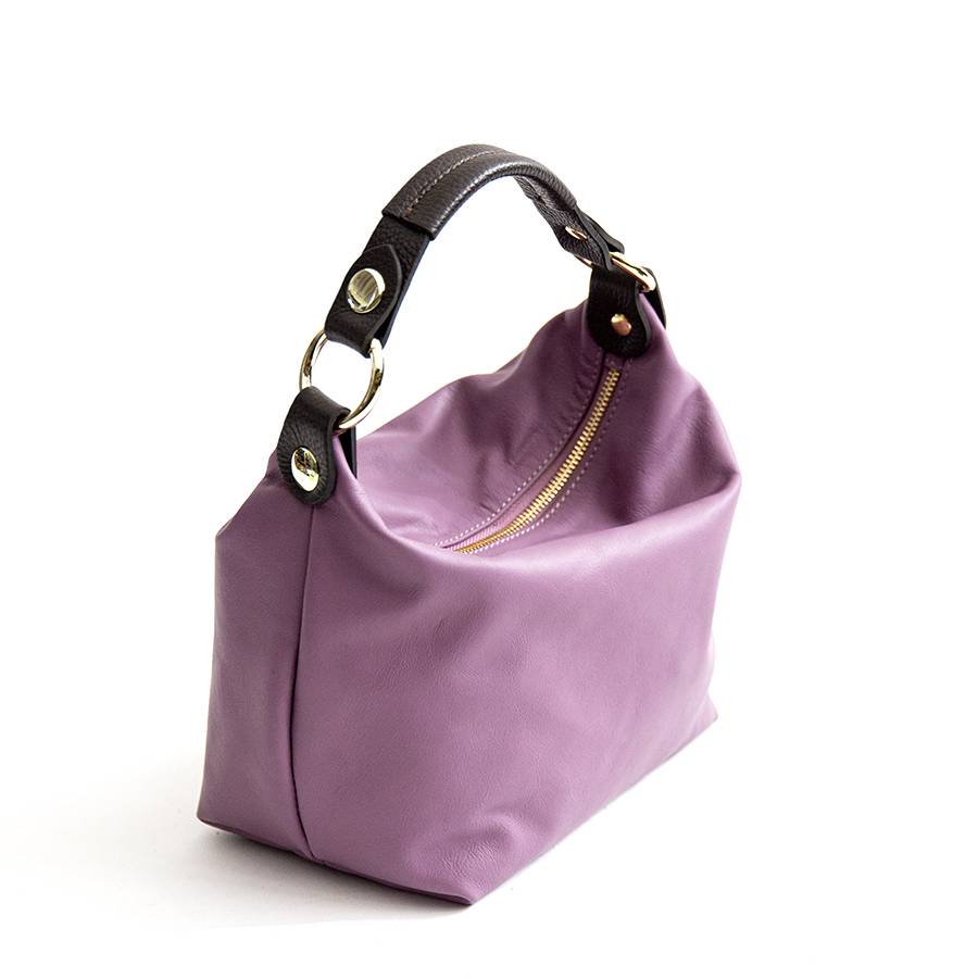 Laura Di Maggio DEMY SMALL – Sacca In Pelle Nappa Lavanda