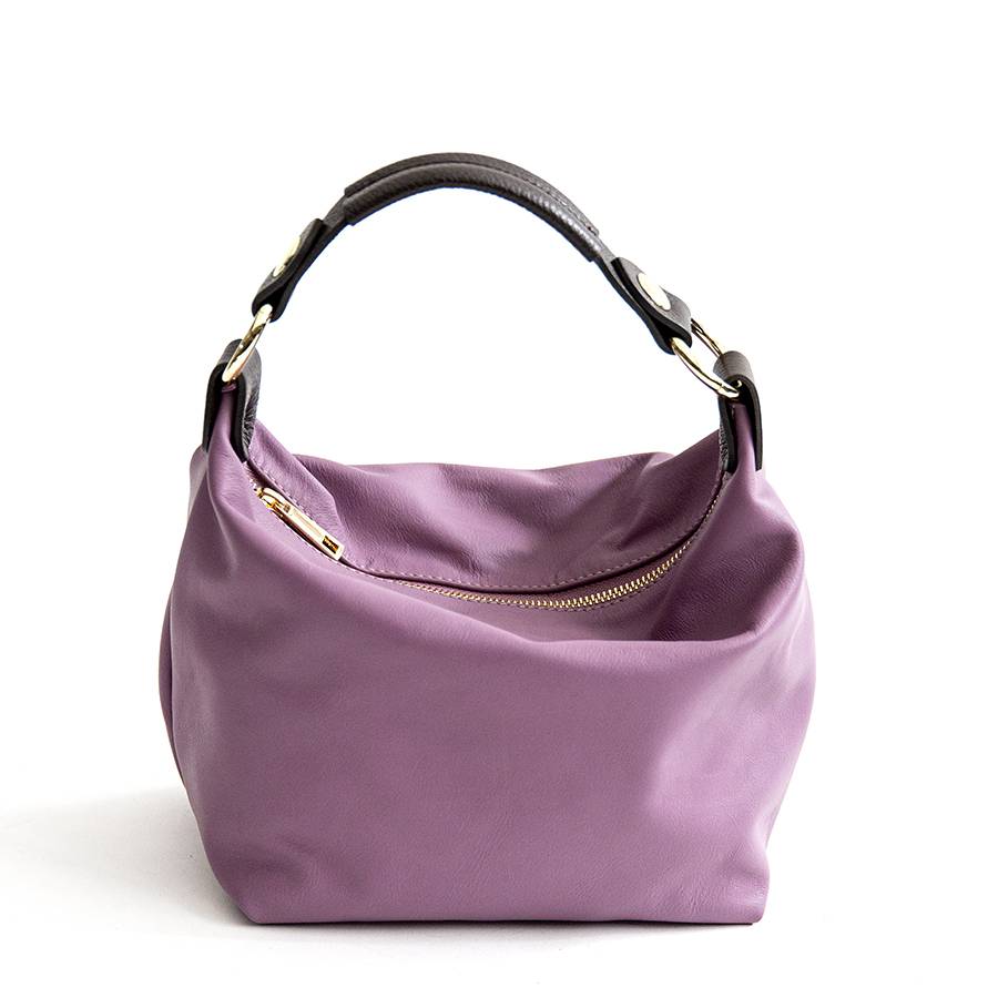 Laura Di Maggio DEMY SMALL – Sacca in pelle nappa lavanda
