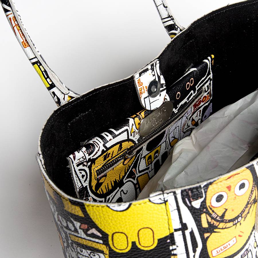 Laura Di Maggio DOODLE MAXI – Shopping In Pelle Serigrafata