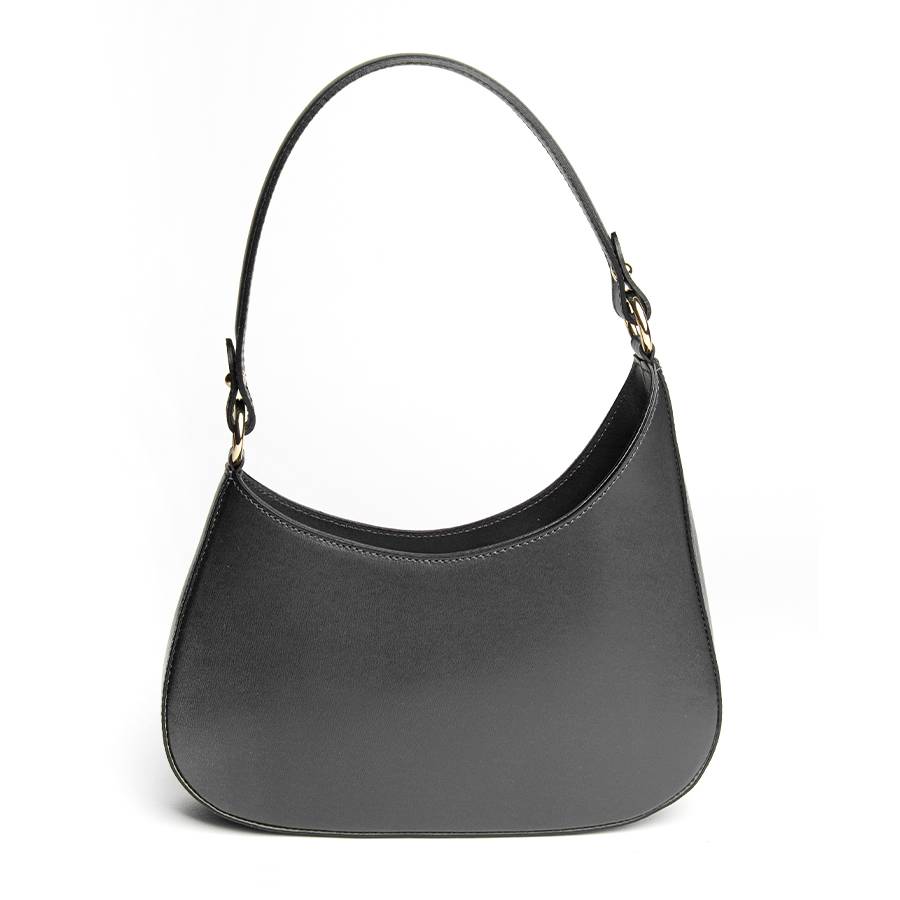 Laura Di Maggio EDI – borsa Hobo in pelle elegant nero