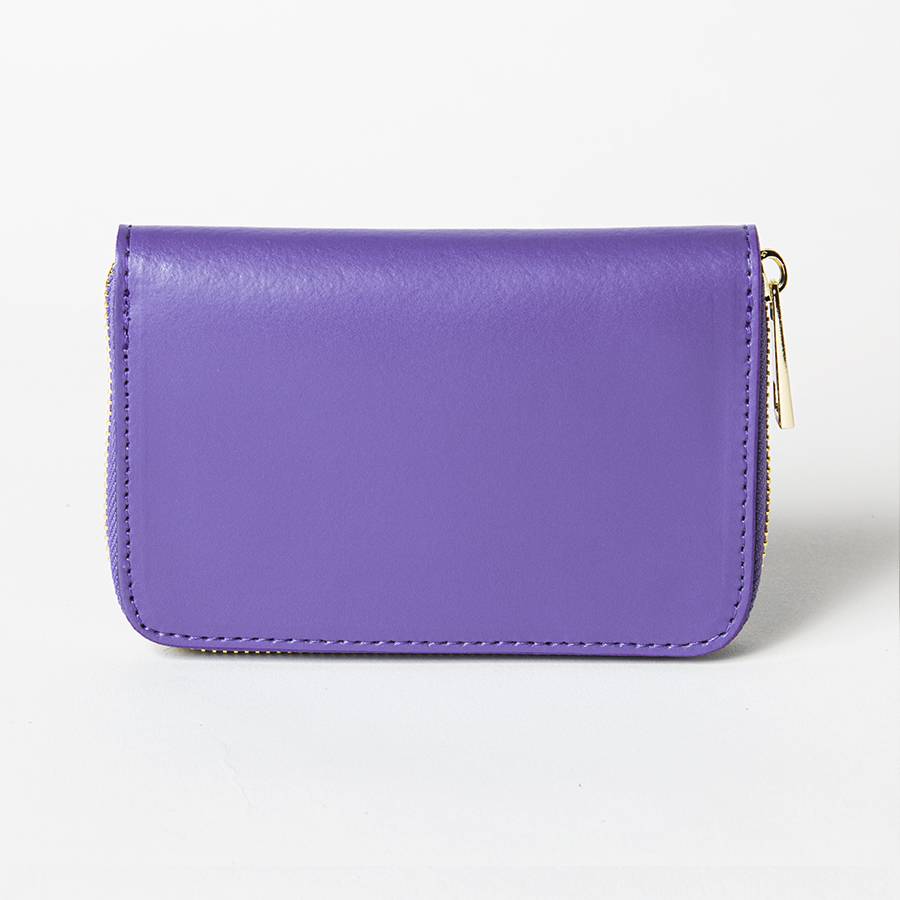 Laura Di Maggio ELEGANT MINI – portafoglio in pelle elegant viola