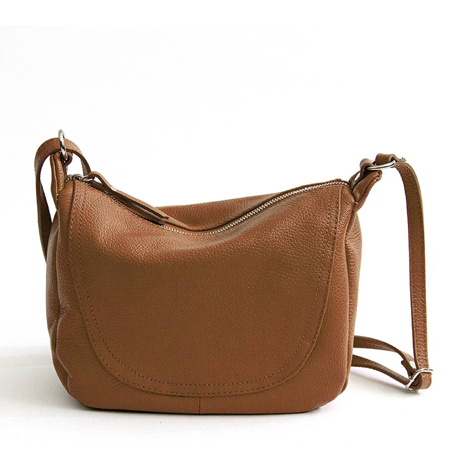 Laura Di Maggio FABIA – Sacca a tracolla in pelle cuoio