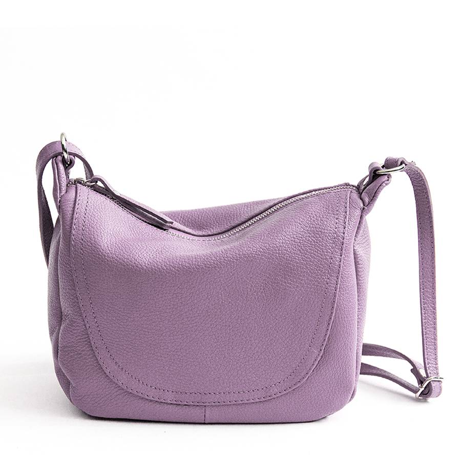 Laura Di Maggio FABIA – Sacca a tracolla in pelle lilla