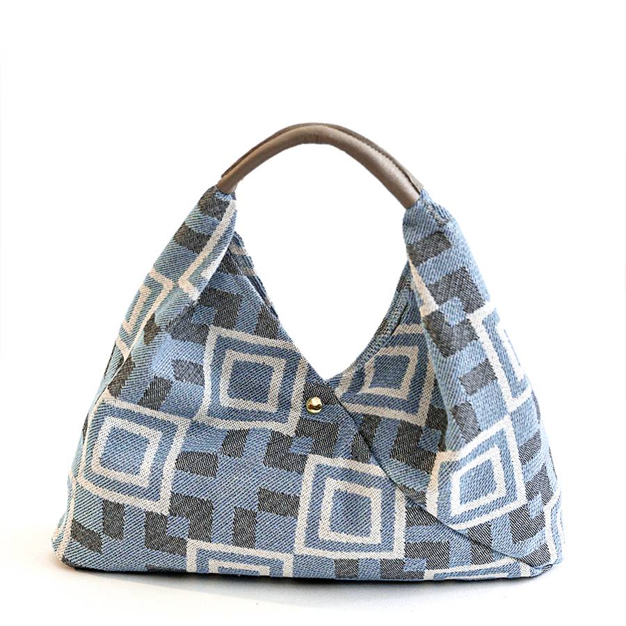 Laura Di Maggio FANTASY SAC – Sacca in tessuto stampato avio