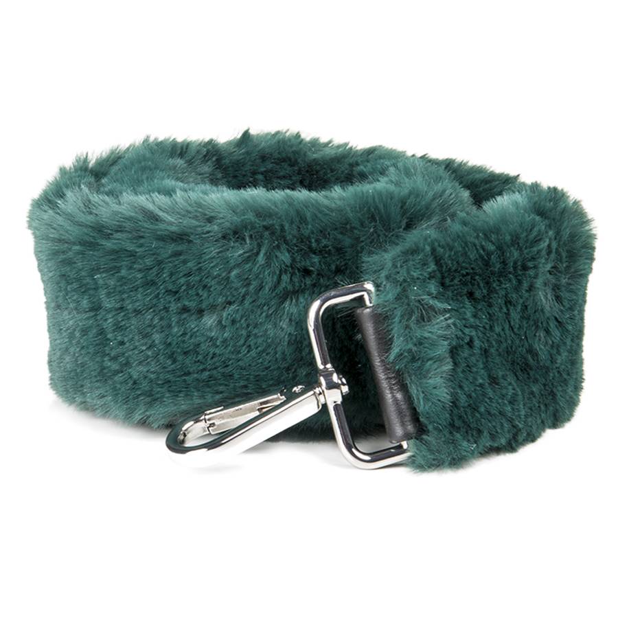Laura Di Maggio FUR – Tracolla in ecopelliccia e pelle verde