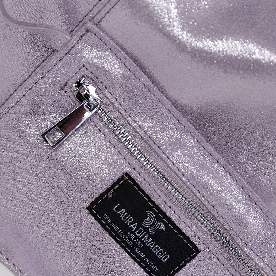 Laura Di Maggio GLIETTER – Sacca In Pelle Glitter Lilla