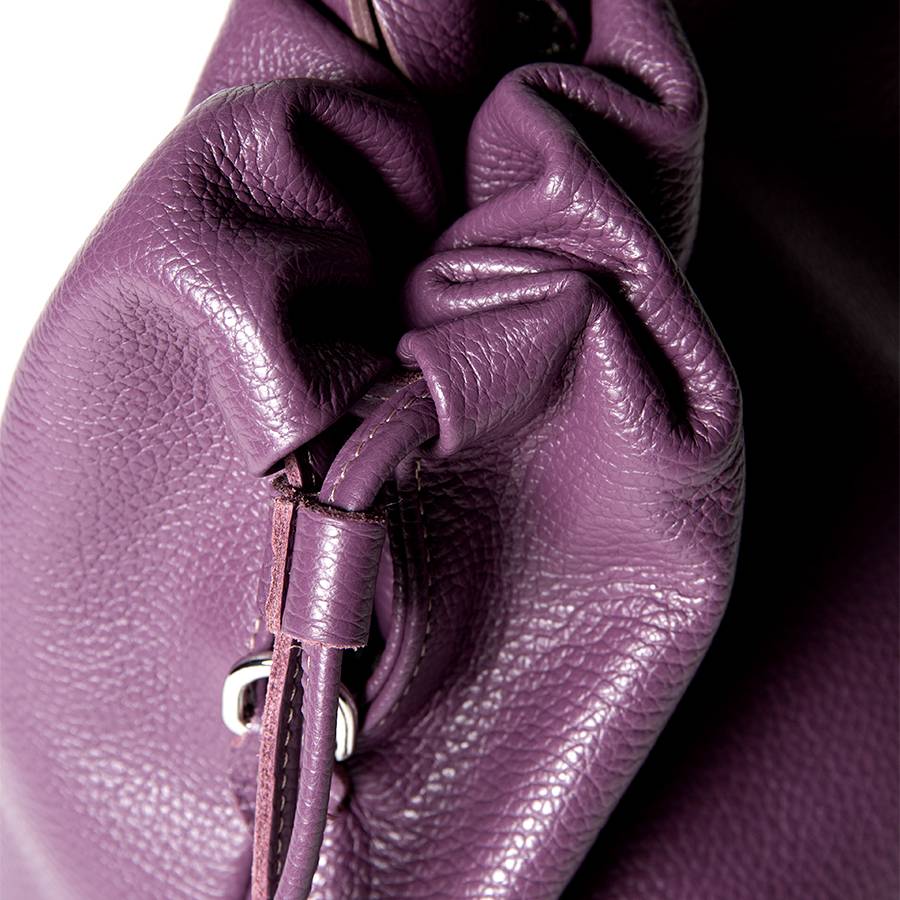 Laura Di Maggio GLORIA – Borsa A Sacco In Pelle Malva