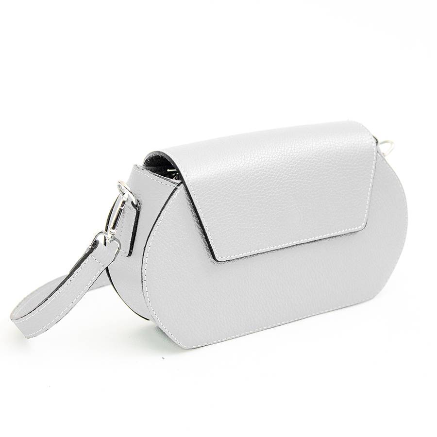 Laura Di Maggio HEDY – Postina Con Patta In Pelle Bianca