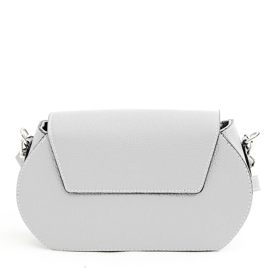 Laura Di Maggio HEDY – Postina con patta in pelle bianca