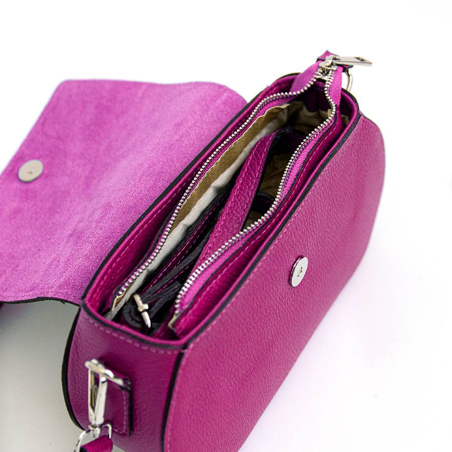 Laura Di Maggio HEDY – Postina Con Patta In Pelle Fuxia