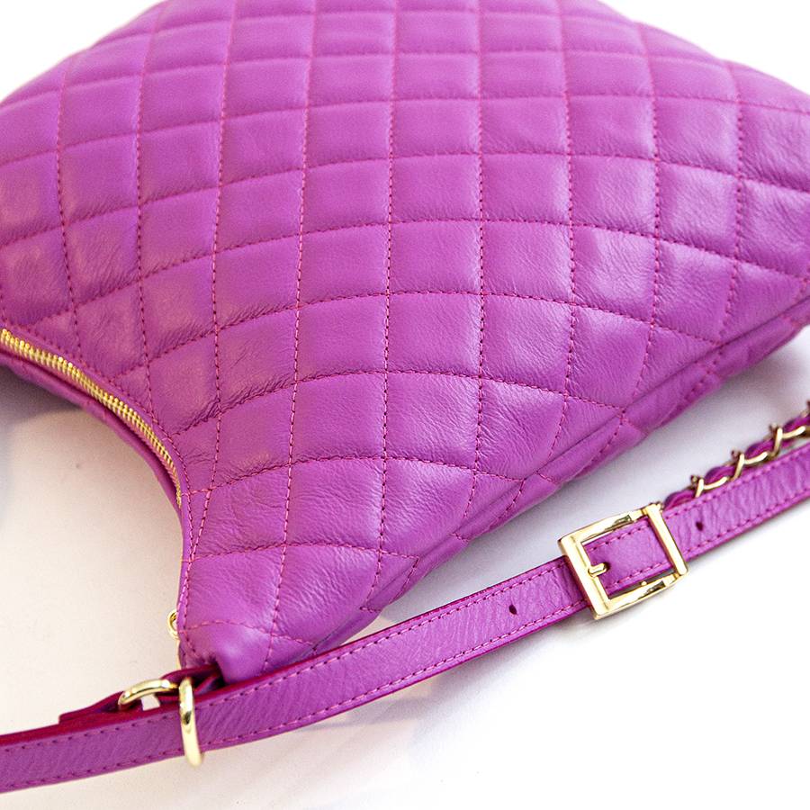 Laura Di Maggio ISABEL – Zaino/borsa In Nappa Trapuntata Fuxia