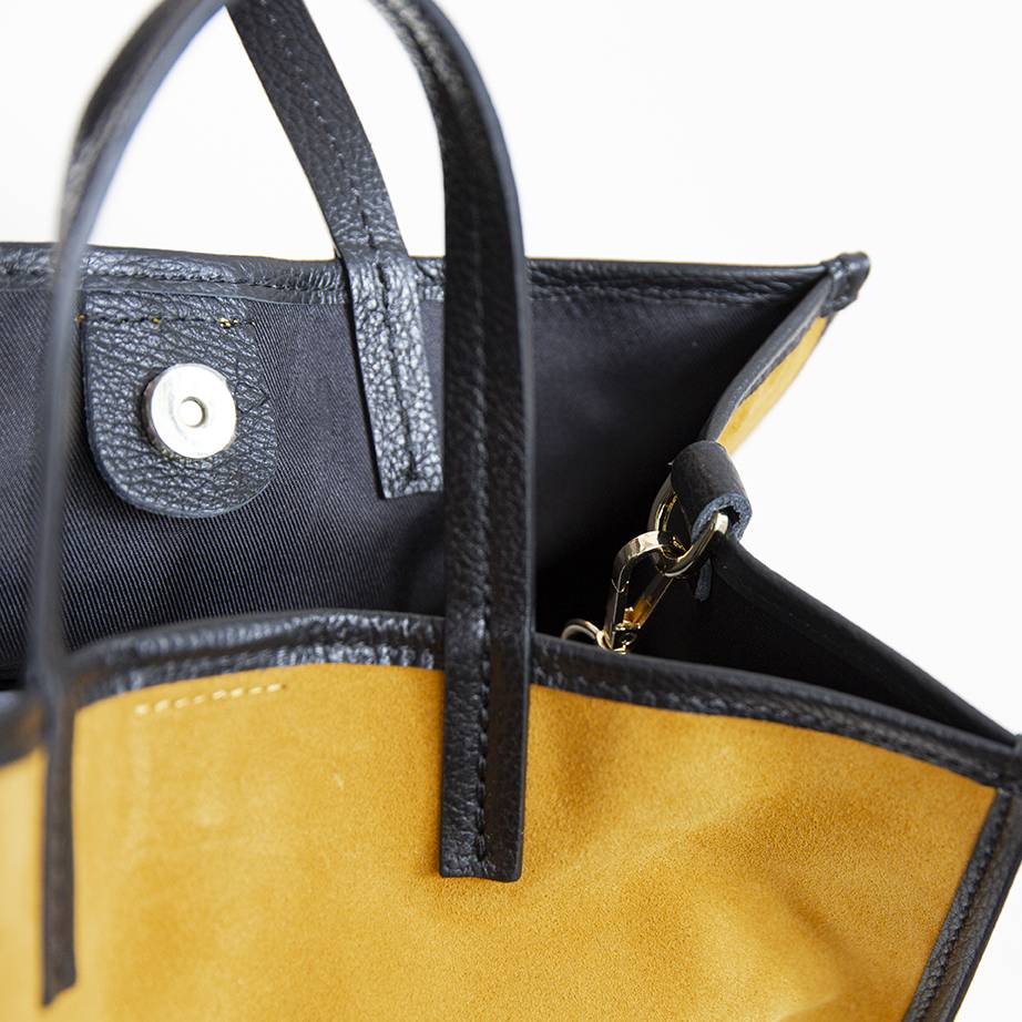 Laura Di Maggio ISABELLA – Shopper In Pelle Camoscio Senape