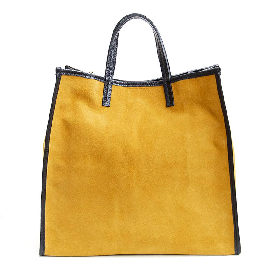 Laura Di Maggio ISABELLA – Shopper in pelle camoscio senape
