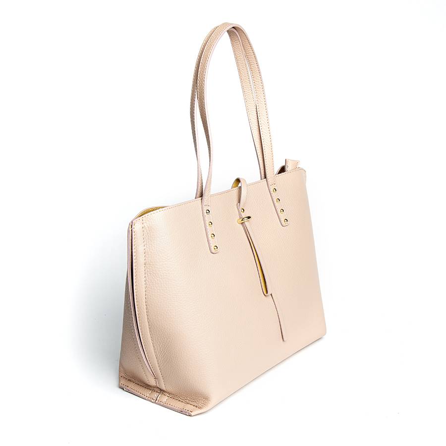 Laura Di Maggio JAMA – Shopping In Pelle Dollaro Rosa Cipria