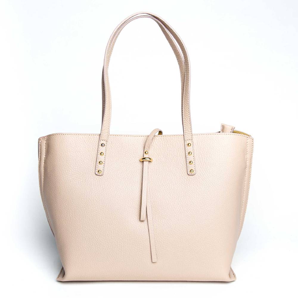 Laura Di Maggio JAMA – Shopping in pelle dollaro rosa cipria