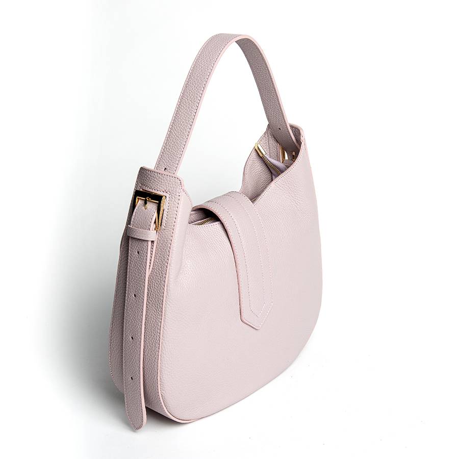 Laura Di Maggio JASMINE – Hobo Bag In Pelle Dollaro Orchidea