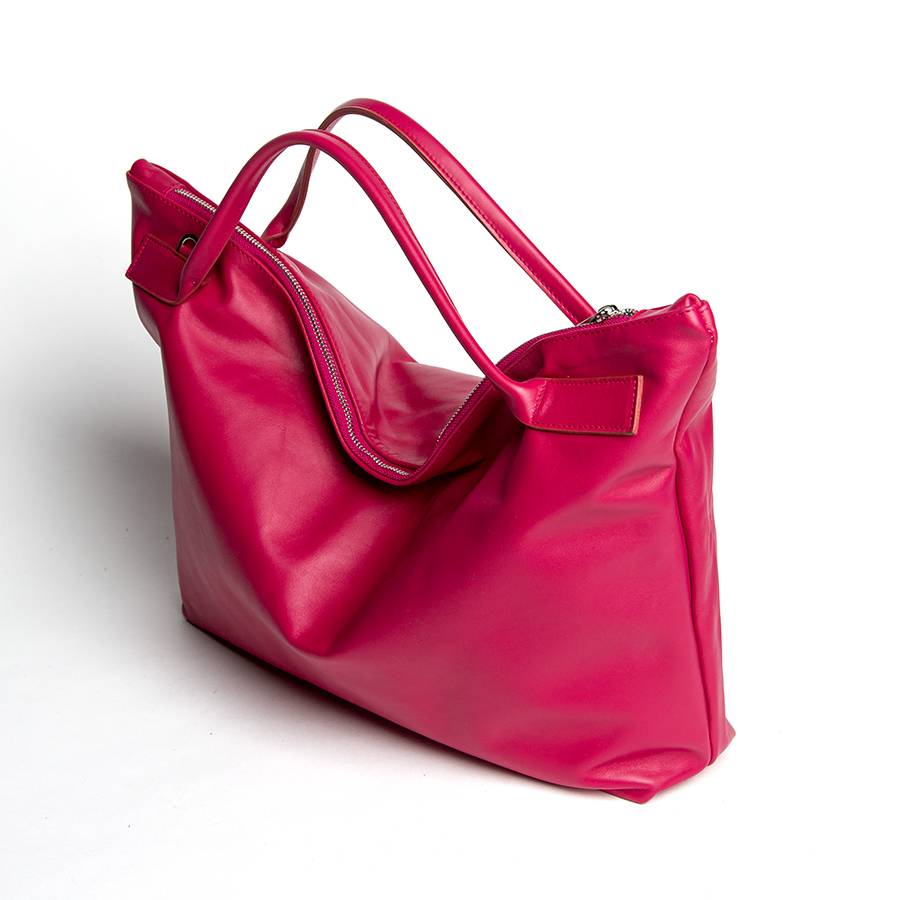 Laura Di Maggio JILLI – Maxi Bag In Pelle Nappa Azalea