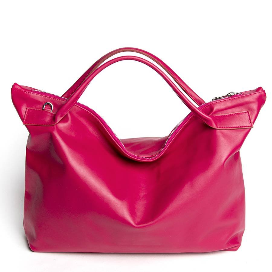 Laura Di Maggio JILLI – Maxi bag in pelle nappa azalea