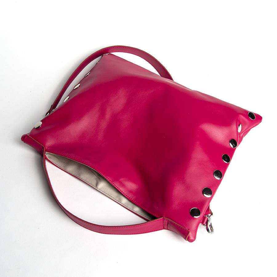 Laura Di Maggio JILLIAN MEDIUM – Borsa In Pelle Nappa Azalea