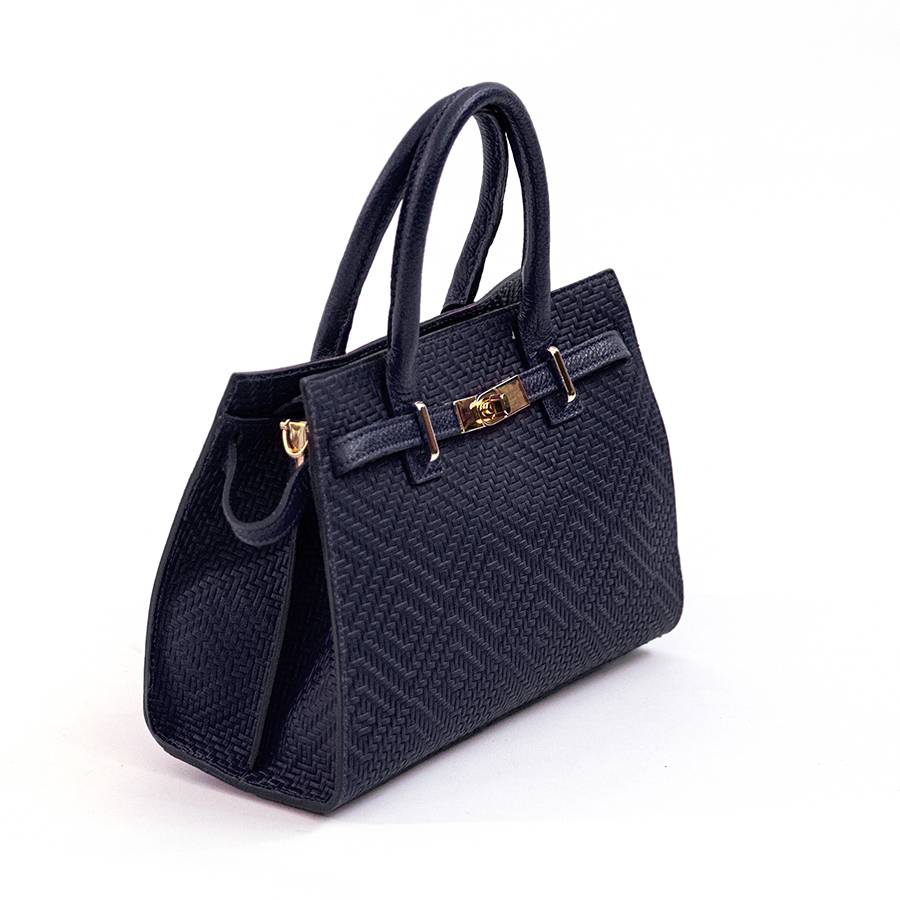 Laura Di Maggio KELLY – Borsa In Pelle Serigrafata Notte