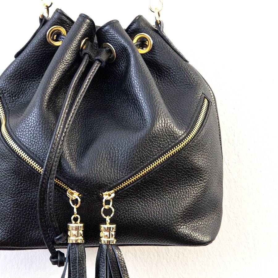 Laura Di Maggio BUCKET – Secchiello In Pelle Nero