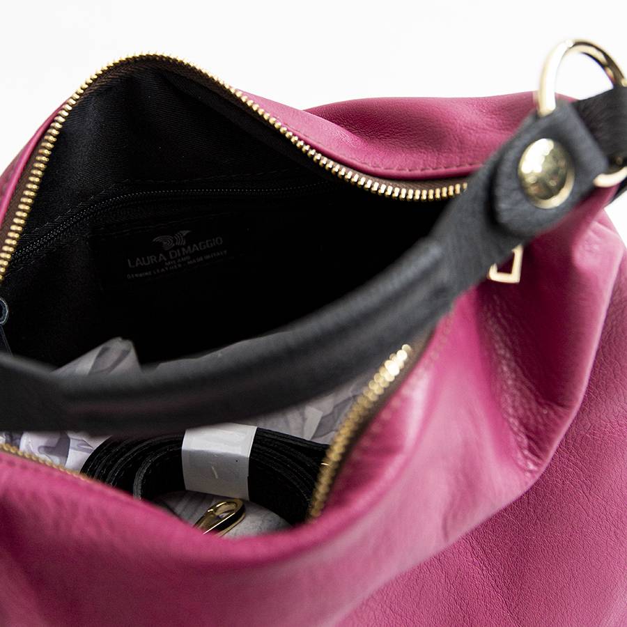 Laura Di Maggio DEMY – Sacca In Pelle Nappa Fuxia