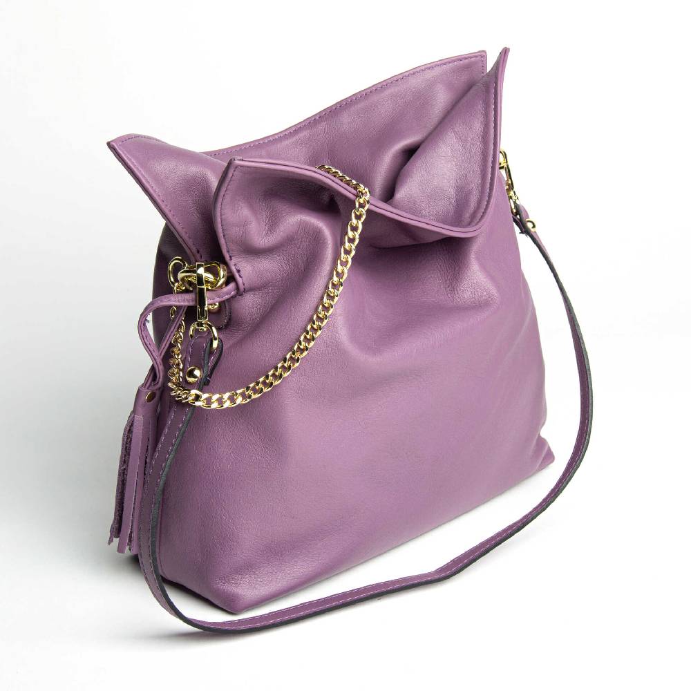 Laura Di Maggio GELSA – Sacca In Pelle Nappa Malva