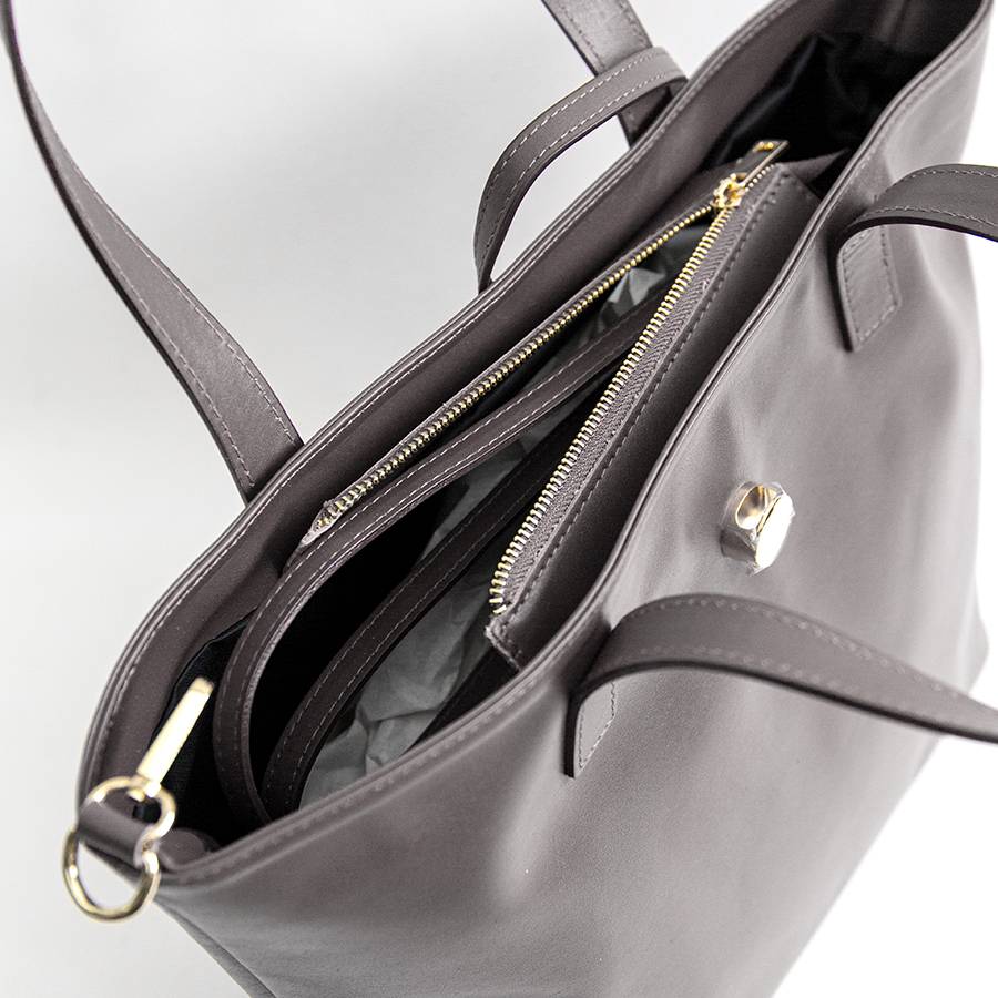 Laura Di Maggio LADY – Shopping In Pelle Soft Acacia