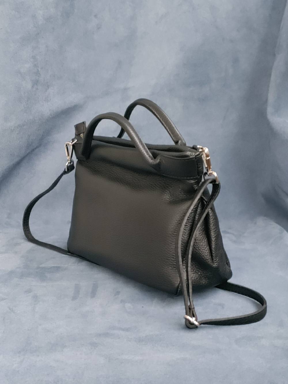 Laura Di Maggio LDM – Borsa in pelle dollaro nera