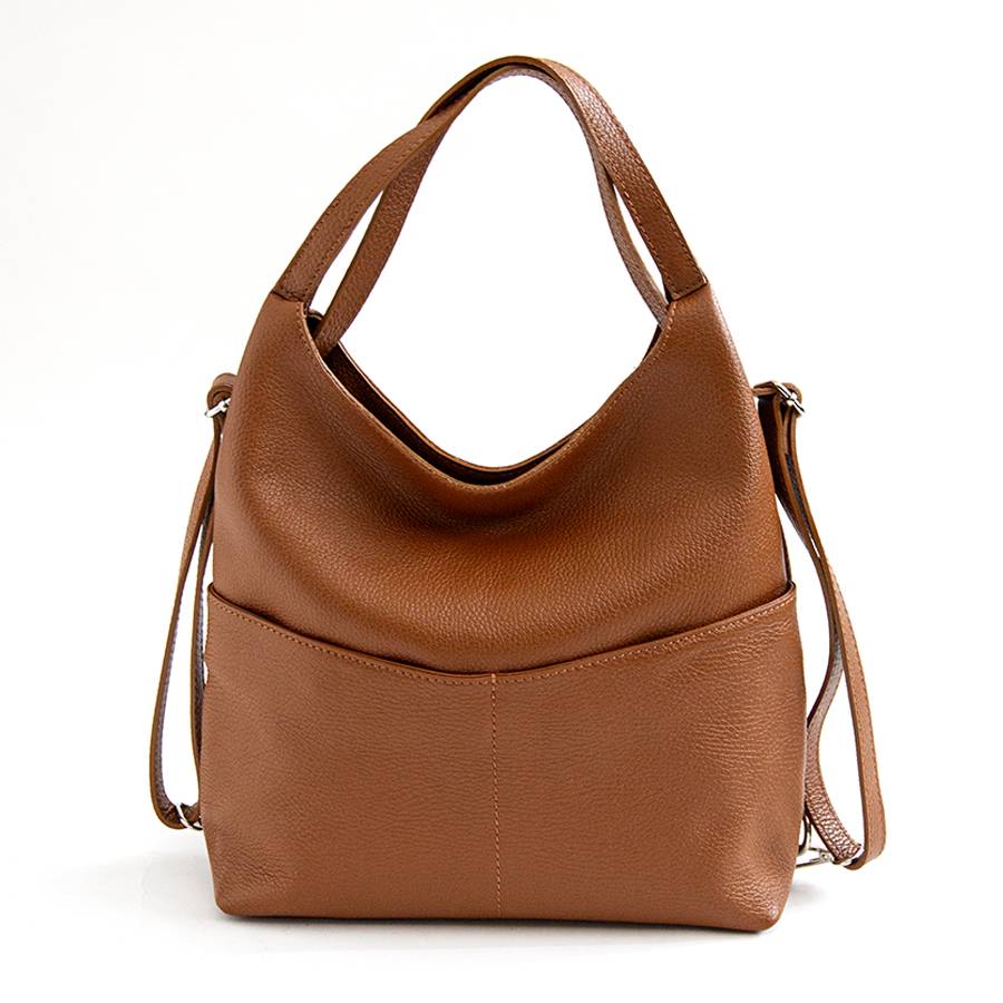 Laura Di Maggio MADRID – Zaino/borsa in pelle cuoio