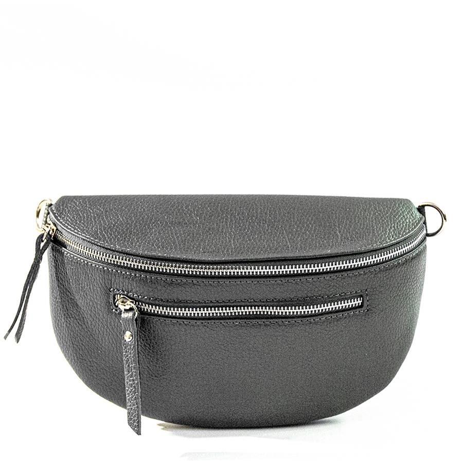 Laura Di Maggio MARSUPIO in pelle dollaro grigio