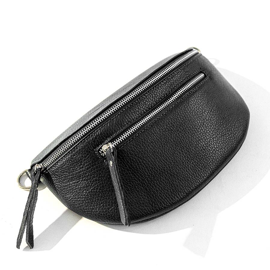 Laura Di Maggio MARSUPIO In Pelle Dollaro Nero