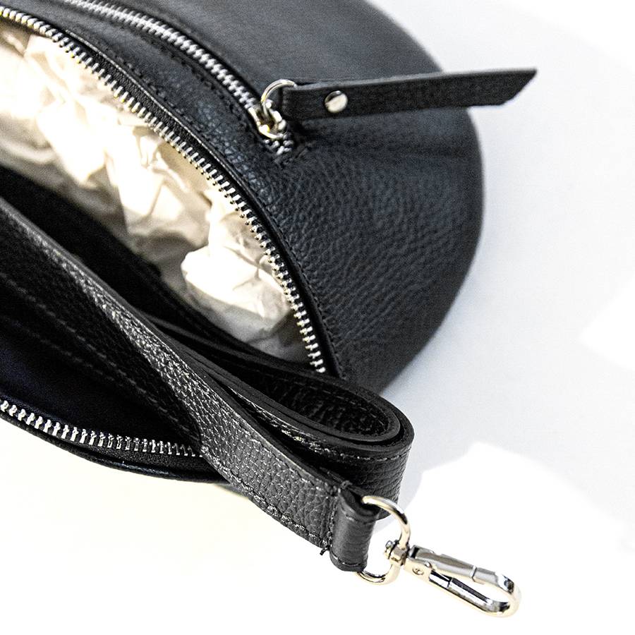 Laura Di Maggio MARSUPIO In Pelle Dollaro Nero