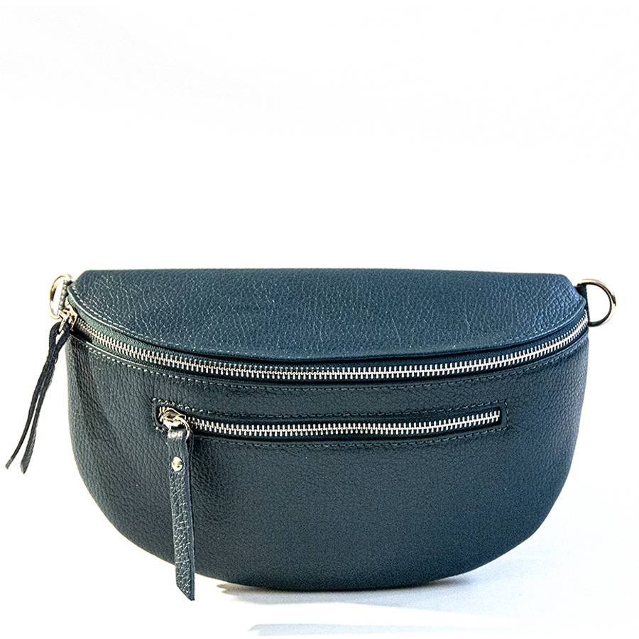 Laura Di Maggio MARSUPIO in pelle dollaro petrolio