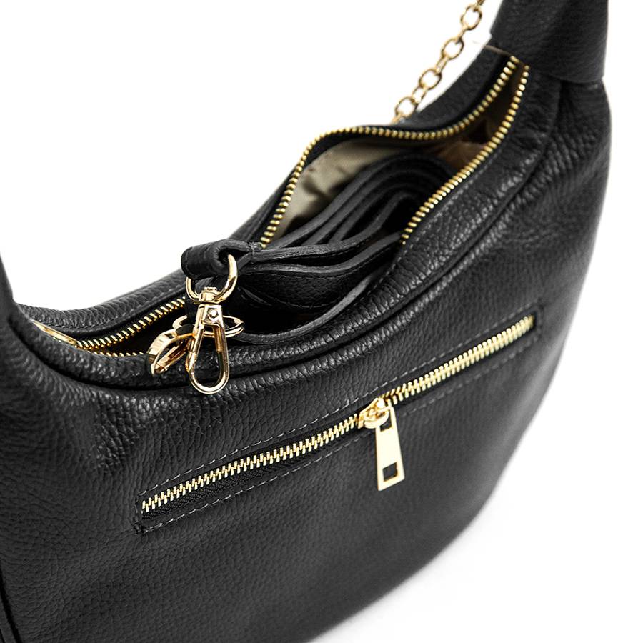 Laura Di Maggio MOON – Borsa A Spalla In Pelle Nera